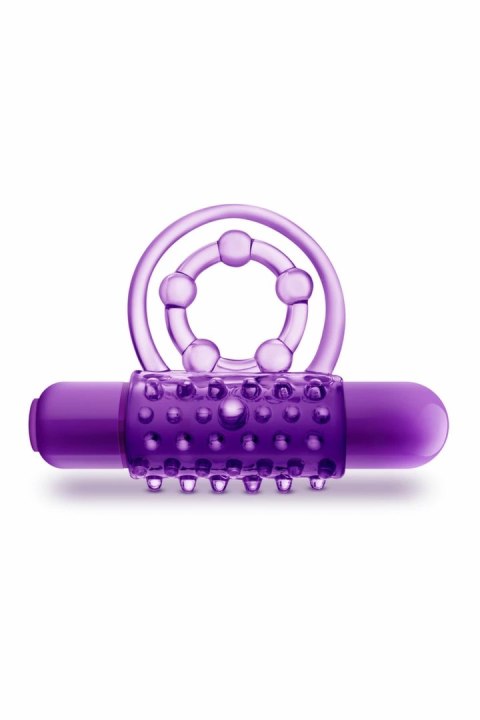 Blush Play With Me The Player - Podwojna Wibrująca Opaska Intymna, czarna