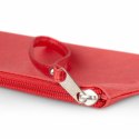 EasyToys Etui na akcesoria z zamkiem błyskawicznym czerwone 24x10cm