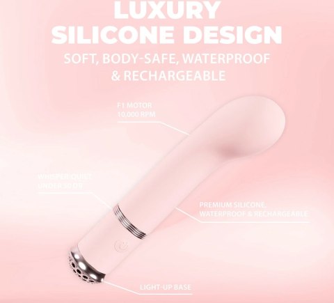 Loveline Cherie Paris G-Spot rożowy - silikonowy masażer precyzyjny 10 trybow