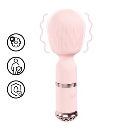 Loveline Velour Mini-Wand Rożowy - 10 Trybow, Wodoodporny, USB