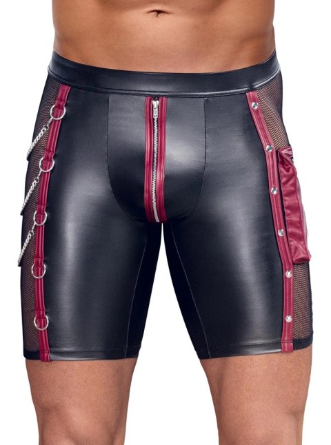 NEK Męskie spodnie L, matowe wykończenie, łańcuchy i kieszeń cargo