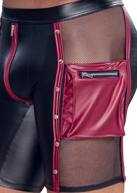 NEK Męskie spodnie L, matowe wykończenie, łańcuchy i kieszeń cargo