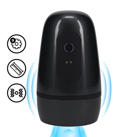 Pulsar Vibrobator Gun Metal - maszyna intymna z systemem podciśnienia i wibracjami