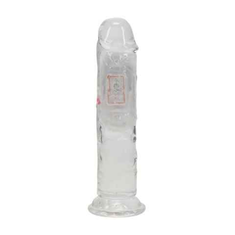 RealRock LED Wibrujący Model Prosty 15 cm Transparentny