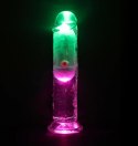 RealRock LED Wibrujący Model Prosty 15 cm Transparentny