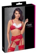 Cottelli Lingerie X-Mas Zestaw Bielizny Koronkowej L/XL Czerwony
