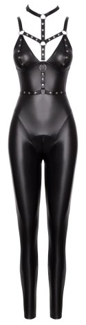 Cottelli PARTY Jumpsuit Harness M czarny matowy, regulowany pasek