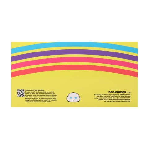 Doc Johnson Mushroom Vibe silikonowy kompaktowy masażer 12 sztuk na stojaku