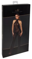 Noir Handmade Jumpsuit M Czarny Połyskujący z Odsłoniętymi Ramionami