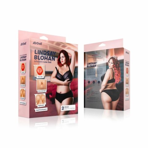 AirDoll Lindsay Blohan model pełnowymiarowy z akcentami kolorystycznymi
