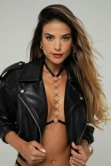 Bijoux Indiscrets Harness Bralette Body z łańcuszkiem, uniwersalny rozmiar