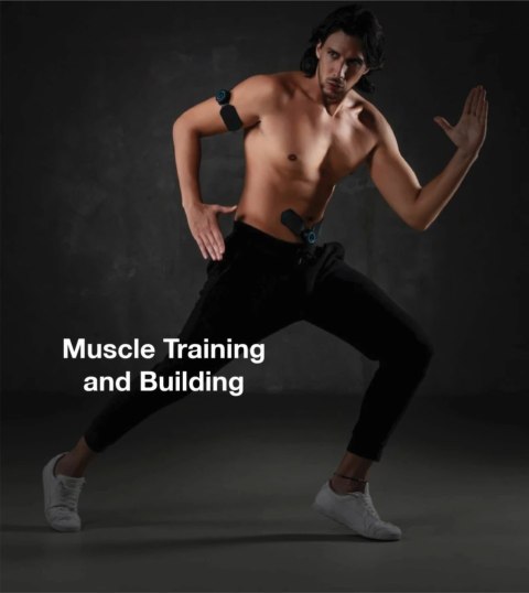 EMS M1 Bezprzewodowy Masażer Impulsowy 5 Trybow 10 Poziomow Intensywności