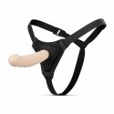 EasyToys Strap-On silikonowy z uprzężą, 13 cm, regulowany pas