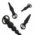 EasyToys Zestaw 4 Wkładek Anatomicznych z Wibratorem USB Czarny