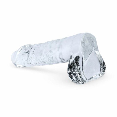 Gildo Szklany Model No. 29 - anatomiczny, żłobiona powierzchnia, przezroczysty