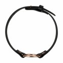 Rosy Gold Choker Black - stylowy czarny naszyjnik z metalowym kołkiem