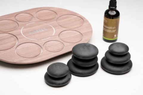 S1 Revival Hot Stone Spa Collection zestaw 8 kamieni bazaltowych