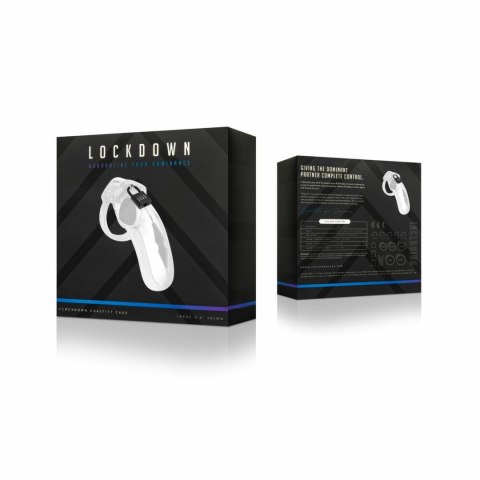 Shots Lockdown klatka zabezpieczająca Clear Large z 5 pierścieniami