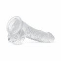 ToyJoy Crystal Clear model 15 cm z przyssawką i anatomiczną podstawą