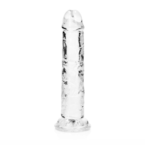 RealRock CRYSTAL CLEAR - Model z przyssawką 14,5 cm, transparentny