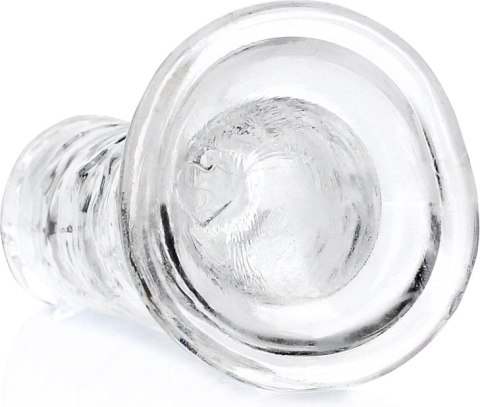 RealRock CRYSTAL CLEAR - Model z przyssawką 14,5 cm, transparentny
