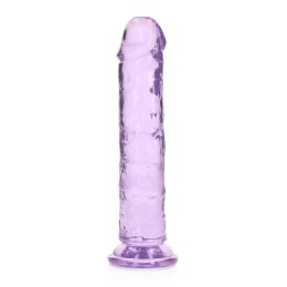 RealRock Crystal Clear 18 cm - model przezroczysty z przyssawką