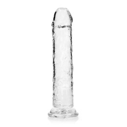 RealRock Crystal Clear 23 cm - Model z Przyssawką, Transparentny