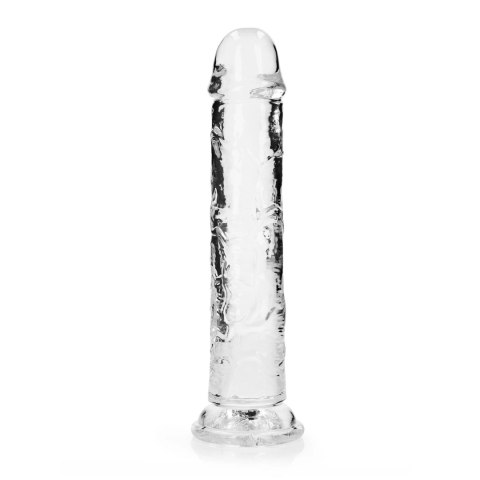 RealRock Crystal Clear 23 cm - Model z Przyssawką, Transparentny