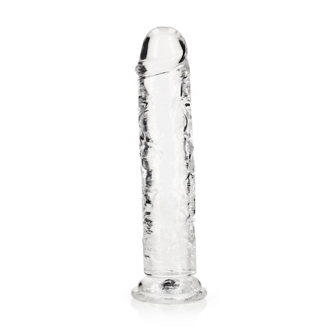 RealRock Crystal Clear 23 cm - Model z Przyssawką, Transparentny