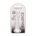 RealRock Crystal Clear Model 17 cm z przyssawką - transparentny