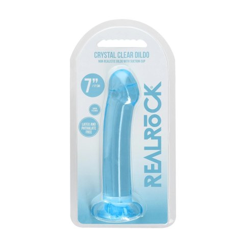 RealRock Crystal Clear model 17 cm z przyssawką, transparentny