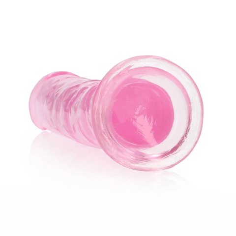 RealRock Crystal Clear model 18 cm - anatomiczny z przyssawką
