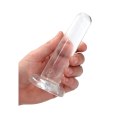 RealRock Crystal Clear model z przyssawką 13,5 cm - transparentny