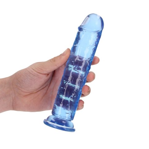 RealRock Crystal Clear model z przyssawką 18 cm przezroczysty