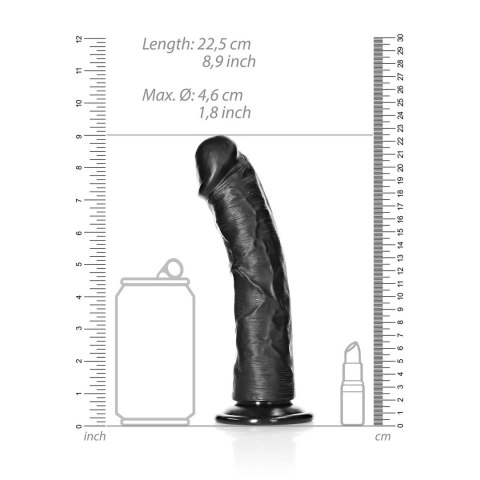 RealRock Model 20,5 cm z przyssawką - anatomiczny kształt, beżowy