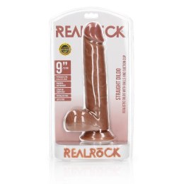 RealRock Model 23 cm - Prosty anatomiczny z przyssawką i detalami