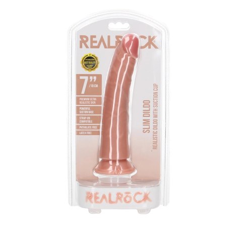 RealRock Model Slim 18 cm z przyssawką - anatomiczny kształt