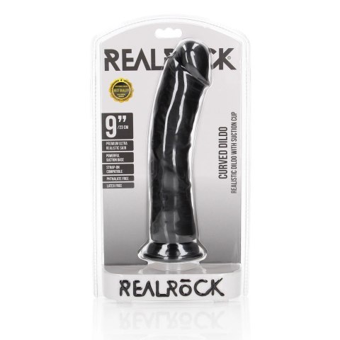 RealRock Model Zakrzywiony 23 cm - silikonowy model anatomiczny z przyssawką