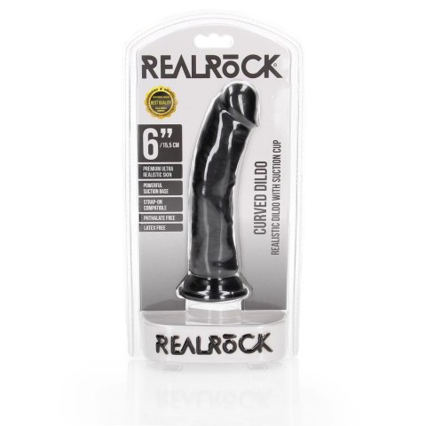 RealRock Model z Przyssawką 15,5 cm - Anatomiczny, Naturalna Barwa