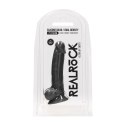 RealRock Ultra model z jądrami 18 cm silikonowy z przyssawką