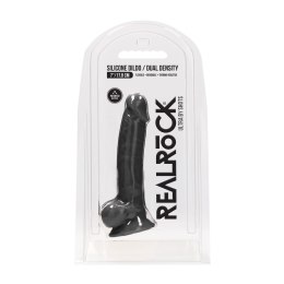 RealRock Ultra model z jądrami 18 cm silikonowy z przyssawką