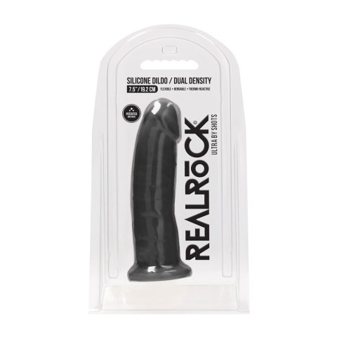 RealRock Ultra silikonowy model anatomiczny 20 cm z przyssawką, brązowy