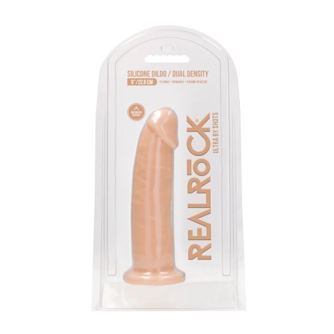 RealRock Ultra silikonowy model anatomiczny 23 cm z przyssawką cielisty