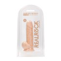 RealRock Ultra silikonowy model z jądrami 21,6 cm przyssawka cielisty