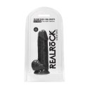 RealRock Ultra silikonowy model z jądrami 21,6 cm z przyssawką cielisty