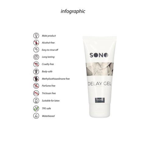 Delay Gel 100 ml - żel wspierający kontrolę czasu intymnego