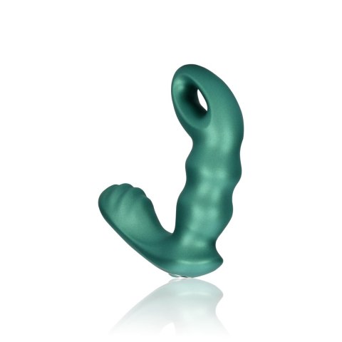 Ouch! Beaded masażer prostaty z pilotem, zielony, 10 trybow wibracji