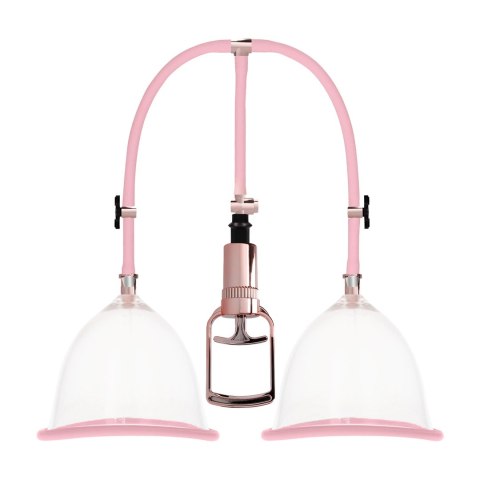 Pumped by Shots - Duży zestaw prożniowy do stymulacji piersi