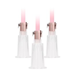 Pumped by Shots Zestaw pompek stymulujących średni rozmiar 3-elementowy