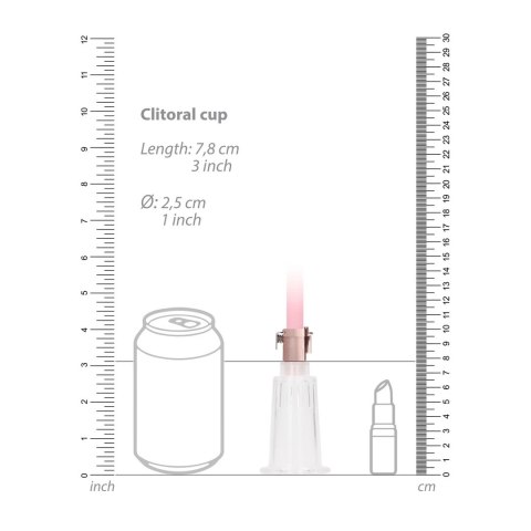 Pumped by Shots Zestaw pompek stymulujących średni rozmiar 3-elementowy